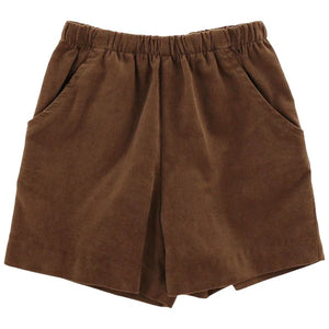 Cord Shorts - Chocolate Brown