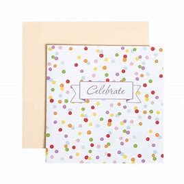 Celebrate Confetti Enclosure Card