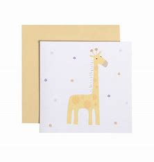 Giraffe Enclosure Card