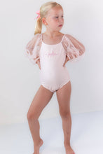 Load image into Gallery viewer, Mesh Long Sleeve Leotard - Pink Bliss
