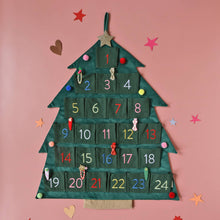 Load image into Gallery viewer, Christmas Tree Reusable Advent Calendar
