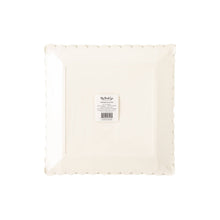 Load image into Gallery viewer, Brown Gingham Scalloped Plate
