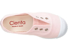 Load image into Gallery viewer, Pink Canvas Laceless Sneaker
