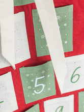 Load image into Gallery viewer, Advent Calendar | Canvas Calendar |  Christmas Holiday Decor
