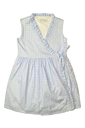 Sleeveless Ruffle Wrap Dress