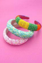 Load image into Gallery viewer, Seed Beaded Headband
