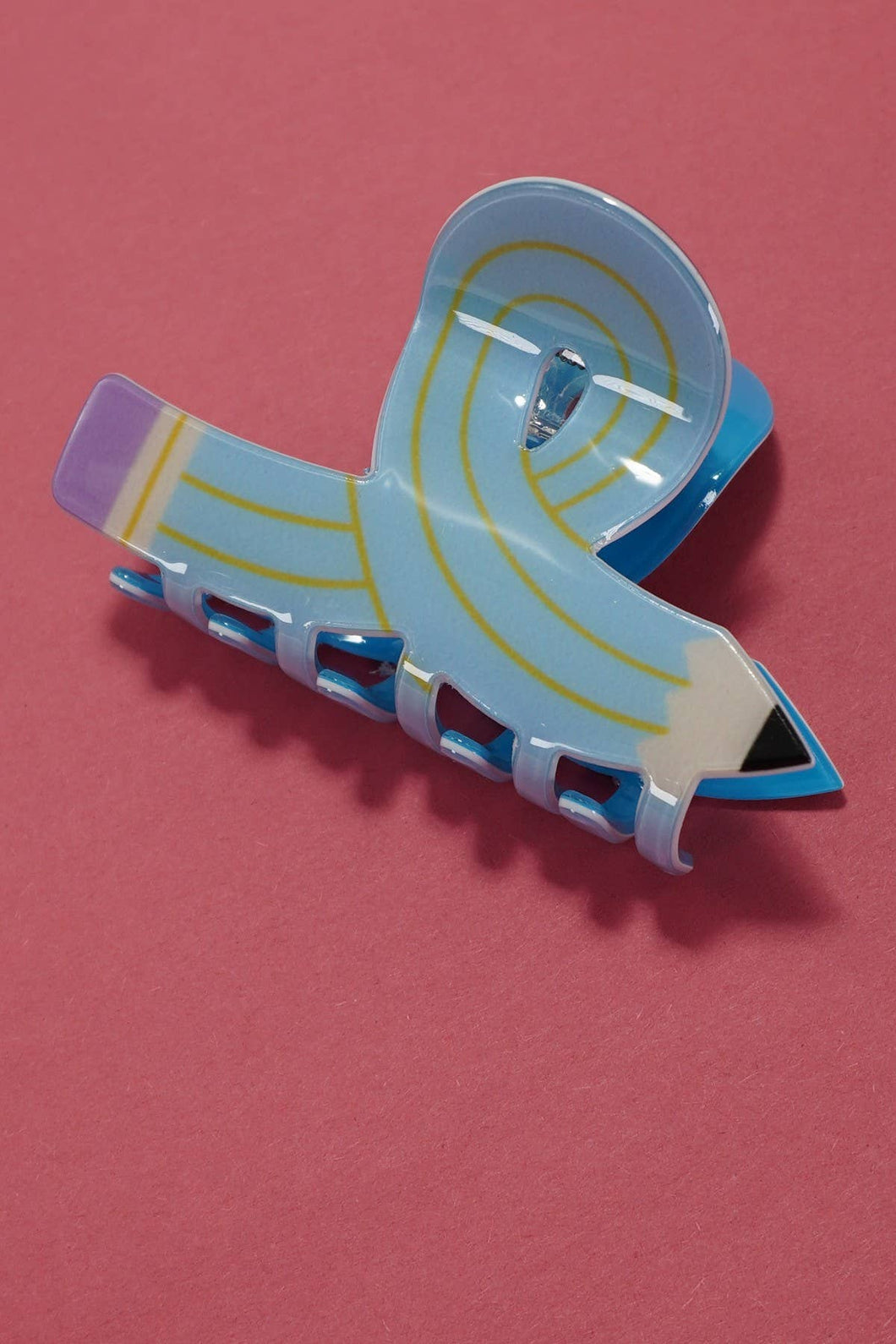 Back To School Pencil Hair Claw Clip