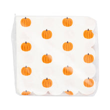 Load image into Gallery viewer, Pumpkin Scallop Cocktail Napkin

