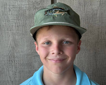 Load image into Gallery viewer, Large Mouth Bass Hat in Olive Green
