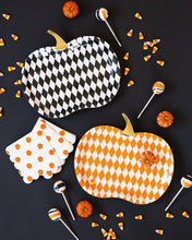 Load image into Gallery viewer, Pumpkin Scallop Cocktail Napkin

