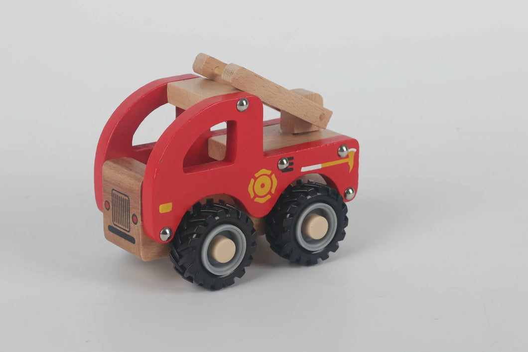 Fire Truck Wooden Toy