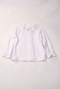 L/S Ruffle Collar Blouse
