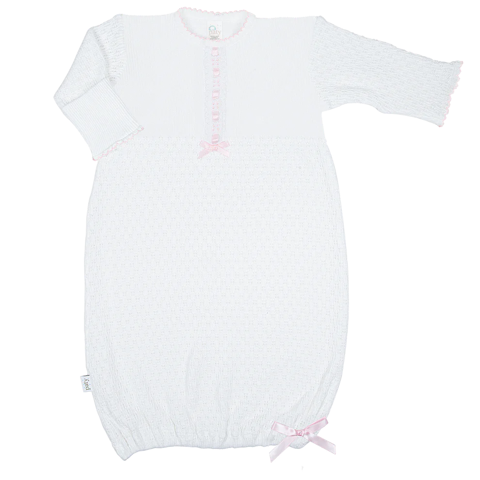 L/S Eyelet Gown