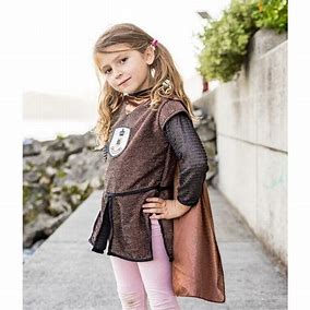 Brilliant Copper Knight Tunic Cape