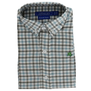 Roscoe Button-Down- Pigeon Plaid