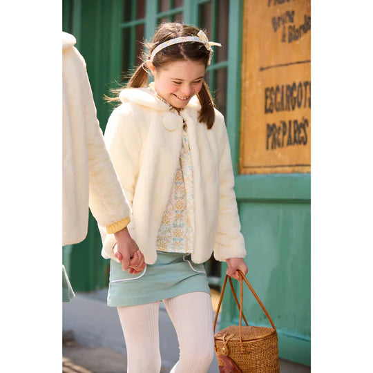 Piped Jersey Skirt