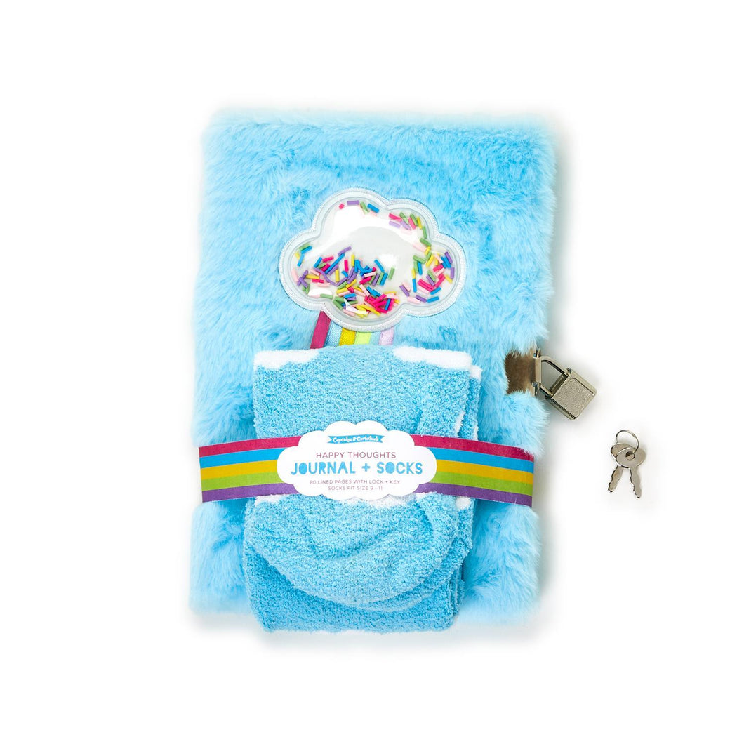 Happy Thoughts Journal/Sock Set
