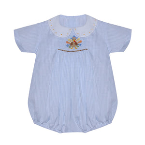 Smocked Charlie Boy Bubble - Turkey