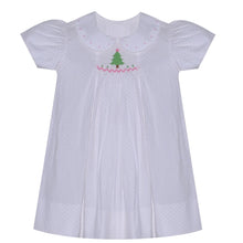 Load image into Gallery viewer, Smocked Charlie Dress - Christmas Tree
