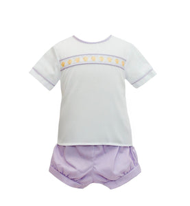 Geaux Tigers Banded Short Set