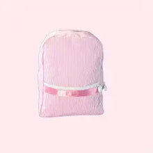 Load image into Gallery viewer, Glossy Preppy Stripe Small Backpack
