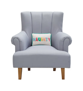 Naughty/Nice Reversible Pillow