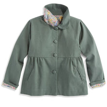 Load image into Gallery viewer, Twill Peplum Coat

