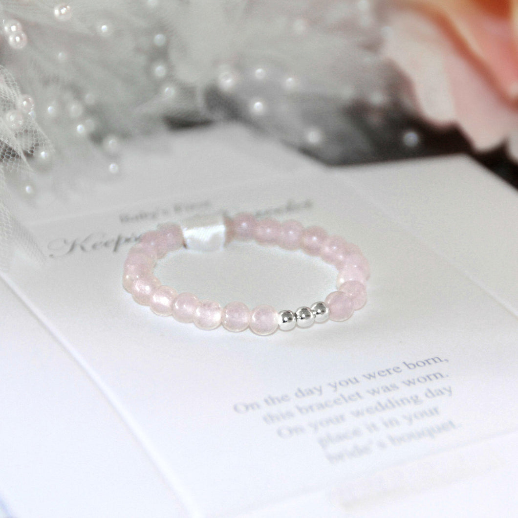 Baby Keepsake Bracelet - Pink