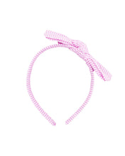Load image into Gallery viewer, Seersucker Bow Headband
