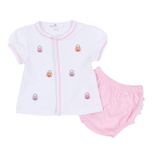 Load image into Gallery viewer, Pumpkin Party Ruffle Diaper Set
