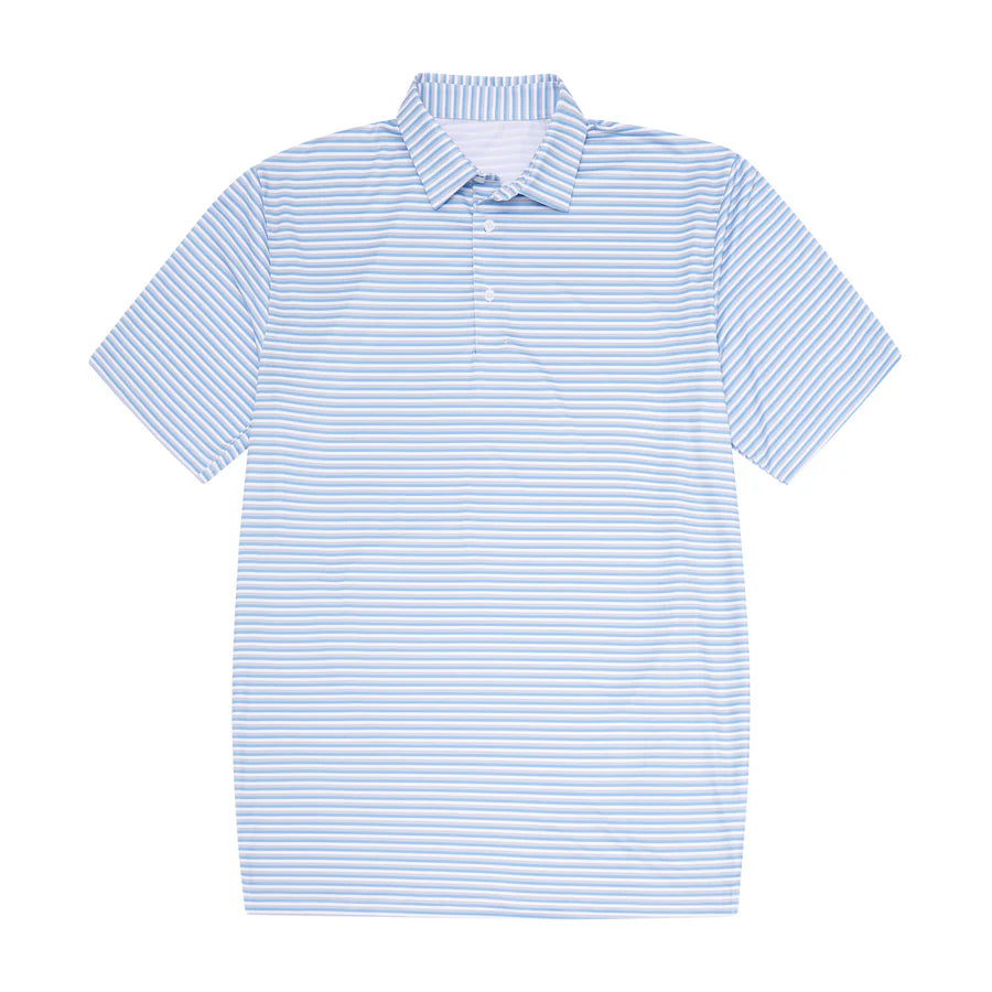 Striped Performance Polo