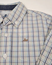 Load image into Gallery viewer, L/S Dress Shirt - Blue/Green Plaid
