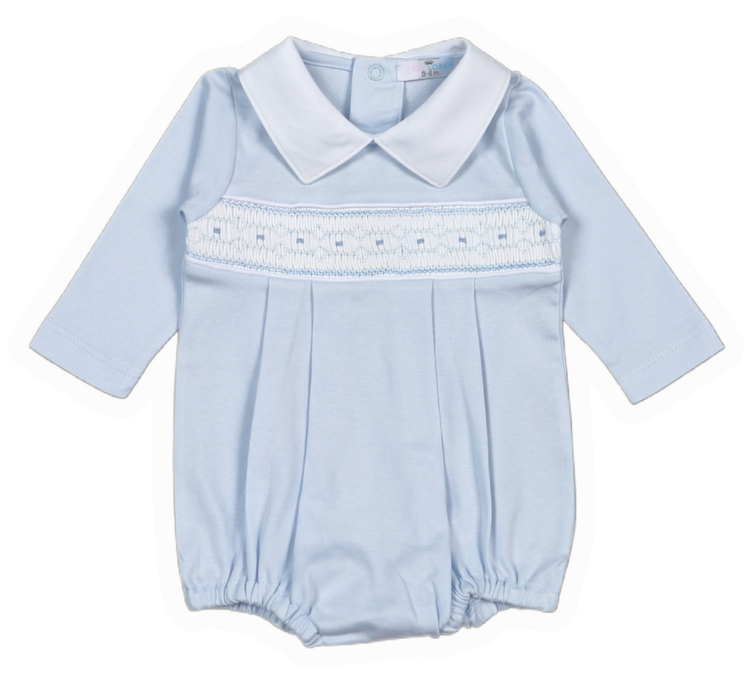 L/S Tim Smocked Bubble