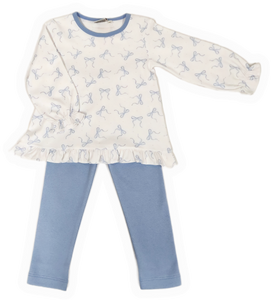L/S Bows Top & Legging Set