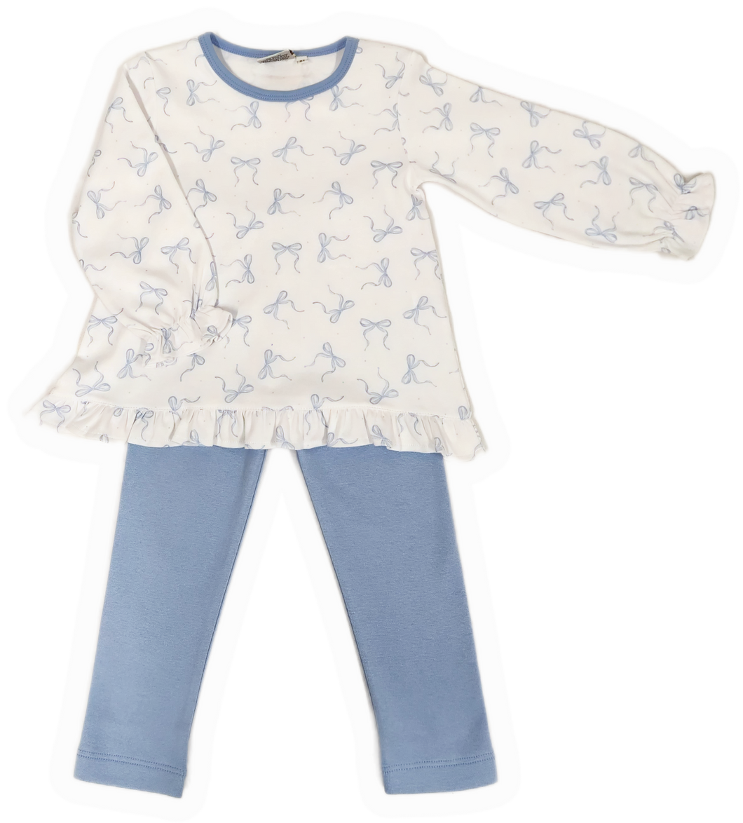L/S Bows Top & Legging Set