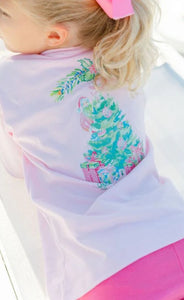 Christmas Girls L/S Logo Tee