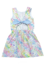 Load image into Gallery viewer, Kristin Knot Dress - Glitter Stars
