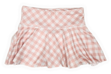 Load image into Gallery viewer, Gingham Print Athletic Skirt
