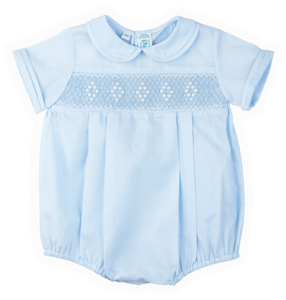 Smocked Emb Diamonds Creeper