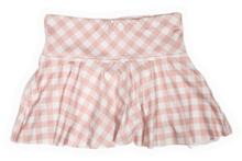 Load image into Gallery viewer, Gingham Print Athletic Skirt
