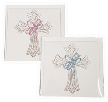 Load image into Gallery viewer, Cross w/ Bow Enclosure Card
