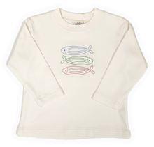Load image into Gallery viewer, L/S Stitched Fish T-Shirt
