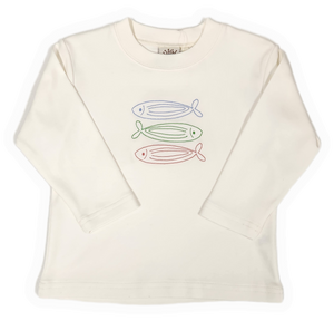 L/S Stitched Fish T-Shirt