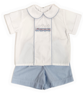 Choo Choo Dressy Short Set