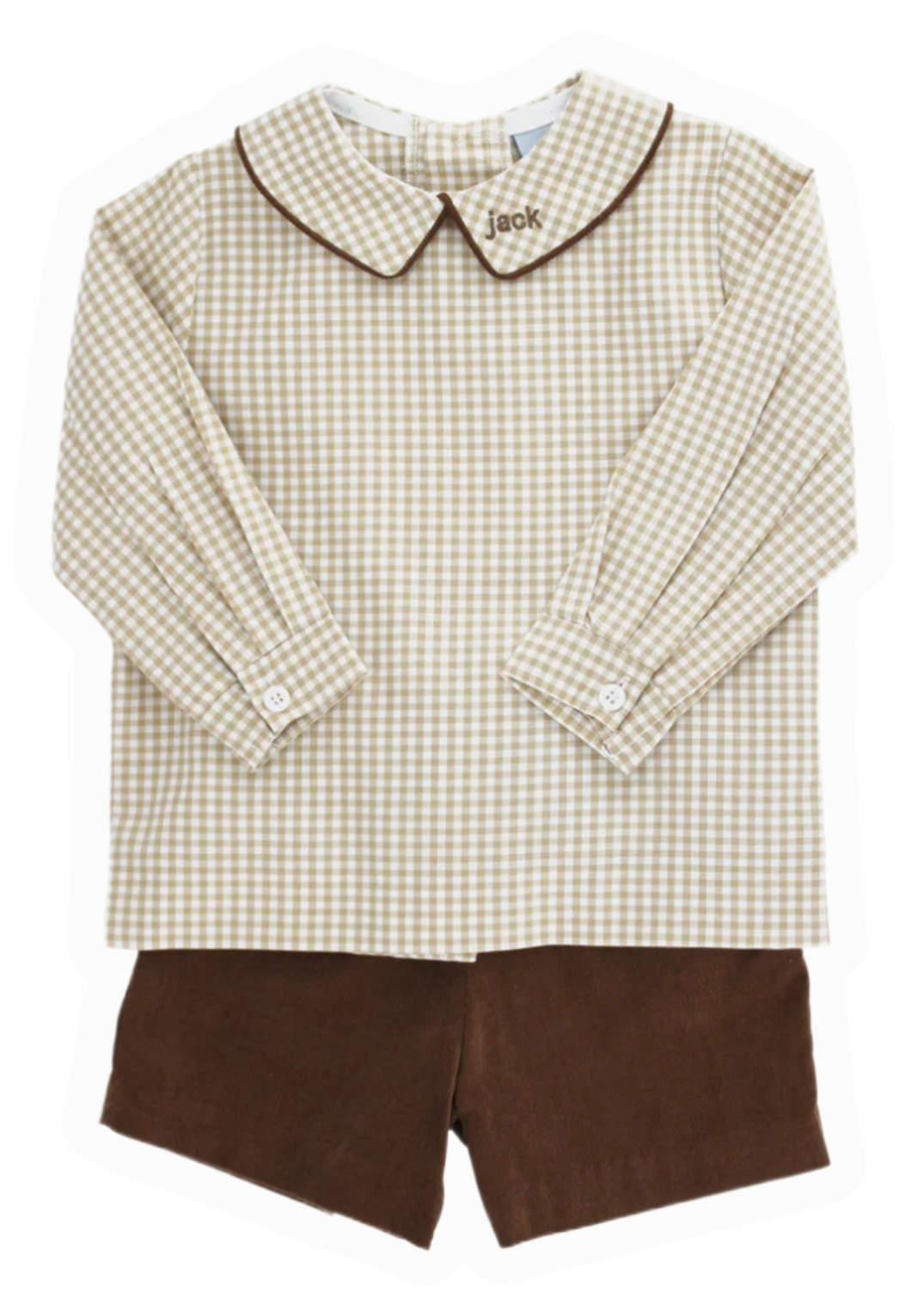 L/S Collared Gingham Shirt