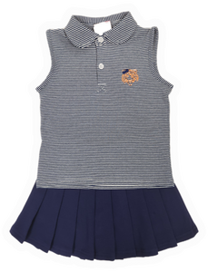Girls Tiger Emb Skort Set
