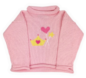 Crown/Wands Rolled Neck Sweater