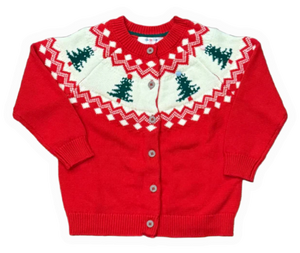 Cardigan w/ X-Mas Tree