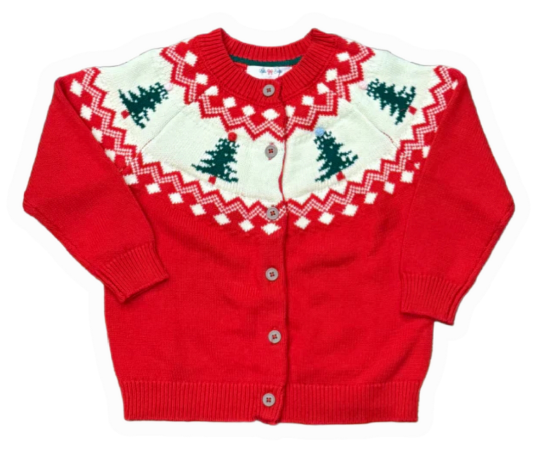 Cardigan w/ X-Mas Tree