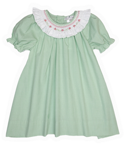 Smocked Collar Dress